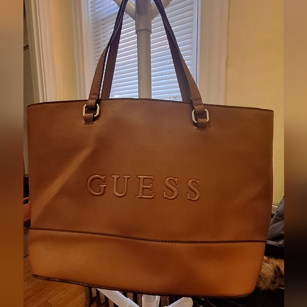 Guess Brown Tote Bag